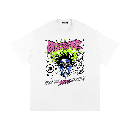 "IS THIS HOW STARS ARE MADE?" Oversized Graphic Tee